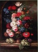 unknow artist Floral, beautiful classical still life of flowers.059 oil on canvas